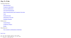 Desktop Screenshot of liuj.fcu.edu.tw