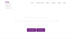 Desktop Screenshot of fcu.fr